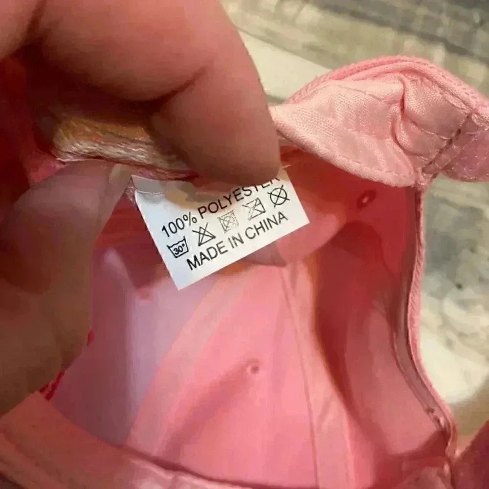 Barbie Pink Hat Embroidered Adjustable Strapback One Size Fits Most Cap - Picture 5 of 5
